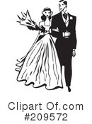 Wedding Couple Clipart #209572 by BestVector