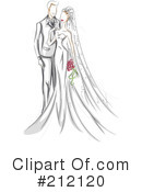 Wedding Couple Clipart #212120 by BNP Design Studio