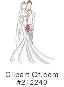 Wedding Couple Clipart #212240 by BNP Design Studio