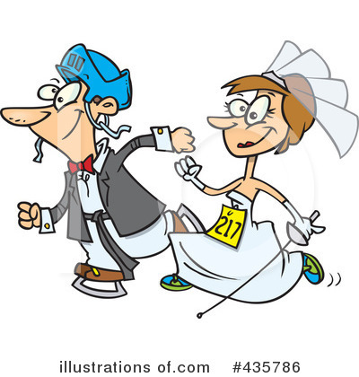 Wedding Couple Clipart #435786 by toonaday