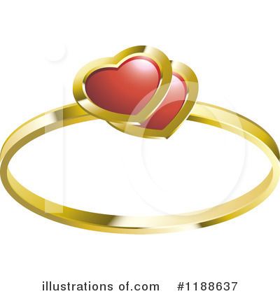 Royalty-Free (RF) Wedding Ring Clipart Illustration by Lal Perera - Stock Sample #1188637