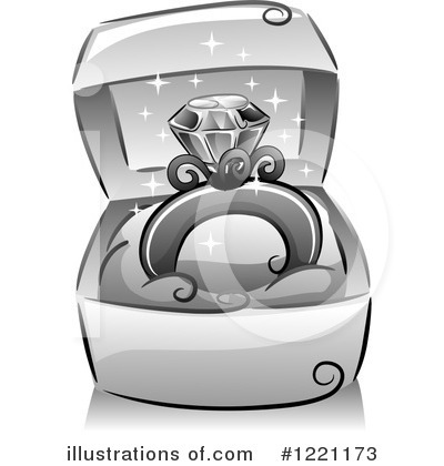 Royalty-Free (RF) Wedding Ring Clipart Illustration by BNP Design Studio - Stock Sample #1221173