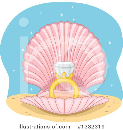 Seashell Clipart #1332319 by BNP Design Studio