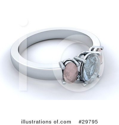 Royalty-Free (RF) Wedding Ring Clipart Illustration by KJ Pargeter - Stock Sample #29795
