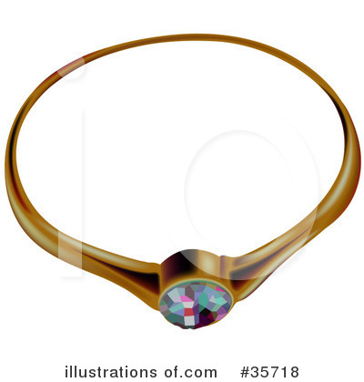 Royalty-Free (RF) Wedding Ring Clipart Illustration by dero - Stock Sample #35718
