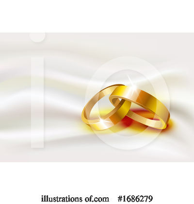 Royalty-Free (RF) Wedding Rings Clipart Illustration by Oligo - Stock Sample #1686279