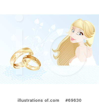 Royalty-Free (RF) Wedding Rings Clipart Illustration by MilsiArt - Stock Sample #69630