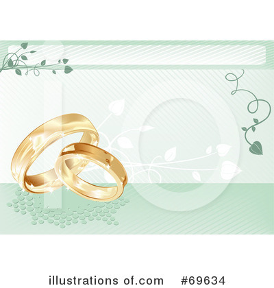 Royalty-Free (RF) Wedding Rings Clipart Illustration by MilsiArt - Stock Sample #69634