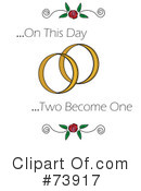Wedding Rings Clipart #73917 by Pams Clipart