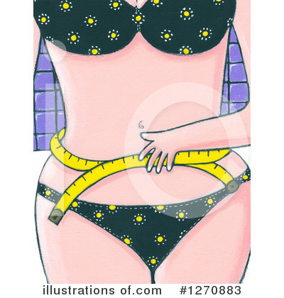 Royalty-Free (RF) Weight Loss Clipart Illustration by Maria Bell - Stock Sample #1270883