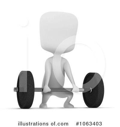 Royalty-Free (RF) Weightlifting Clipart Illustration by BNP Design Studio - Stock Sample #1063403