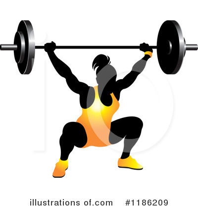 Royalty-Free (RF) Weightlifting Clipart Illustration by Lal Perera - Stock Sample #1186209