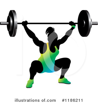 Weightlifting Clipart #1186211 by Lal Perera