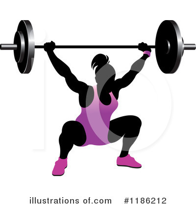 Royalty-Free (RF) Weightlifting Clipart Illustration by Lal Perera - Stock Sample #1186212