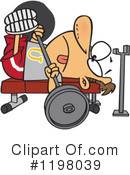 Weightlifting Clipart #1198039 by toonaday