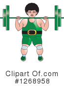 Weightlifting Clipart #1268958 by Lal Perera