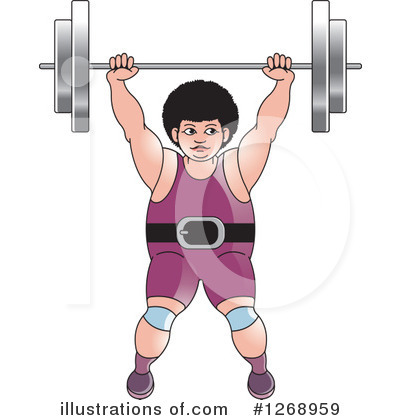 Royalty-Free (RF) Weightlifting Clipart Illustration by Lal Perera - Stock Sample #1268959