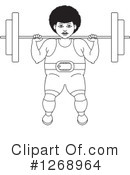 Weightlifting Clipart #1268964 by Lal Perera