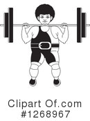 Weightlifting Clipart #1268967 by Lal Perera