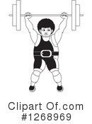 Weightlifting Clipart #1268969 by Lal Perera