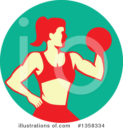 Weightlifting Clipart #1358334 by patrimonio