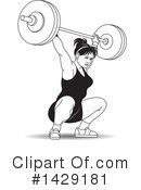 Weightlifting Clipart #1429181 by Lal Perera