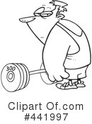 Weightlifting Clipart #441997 by toonaday
