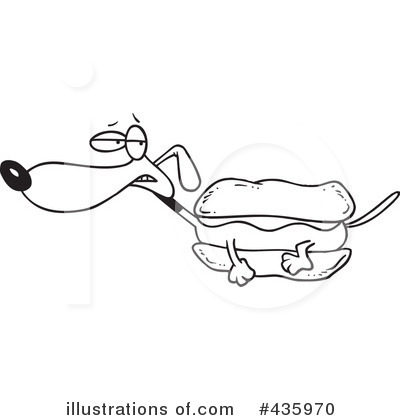 Weiner Dog Clipart #435970 by toonaday