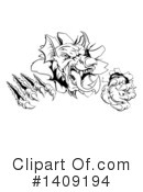 Welsh Dragon Clipart #1409194 by AtStockIllustration