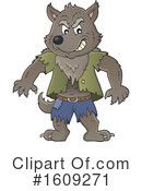 Werewolf Clipart #1609271 by visekart