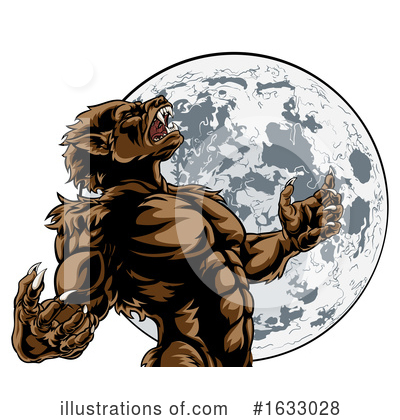 Royalty-Free (RF) Werewolf Clipart Illustration by AtStockIllustration - Stock Sample #1633028