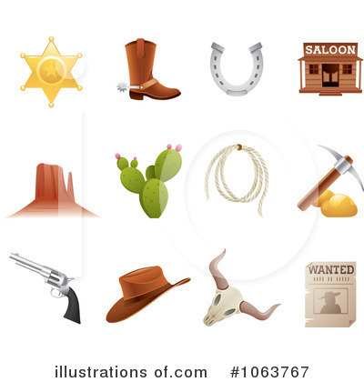 Cowboy Boots Clipart #1063767 by TA Images