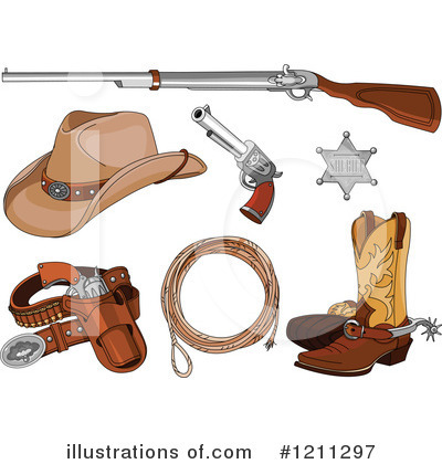 Cowboy Boots Clipart #1211297 by Pushkin
