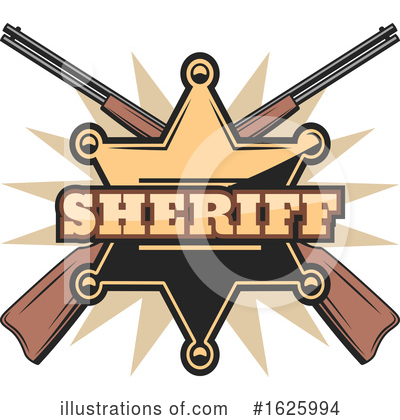 Sheriff Clipart #1625994 by Vector Tradition SM