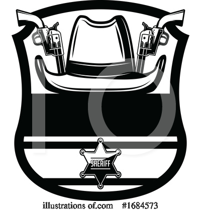 Sheriff Clipart #1684573 by Vector Tradition SM