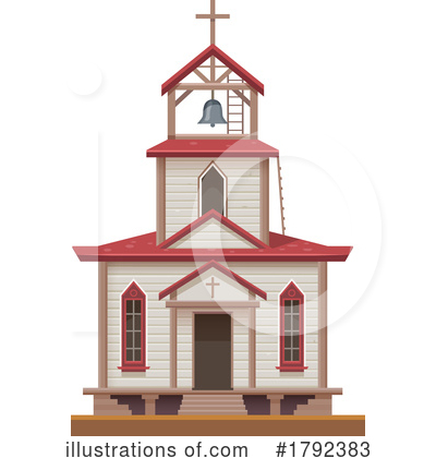 Church Clipart #1792383 by Vector Tradition SM