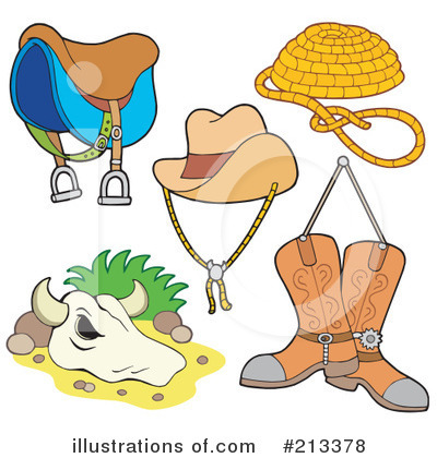 Cowboy Boots Clipart #213378 by visekart