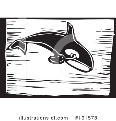 Royalty-Free (RF) Whale Clipart Illustration by xunantunich - Stock Sample #101578