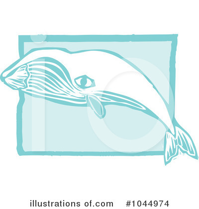 Royalty-Free (RF) Whale Clipart Illustration by xunantunich - Stock Sample #1044974