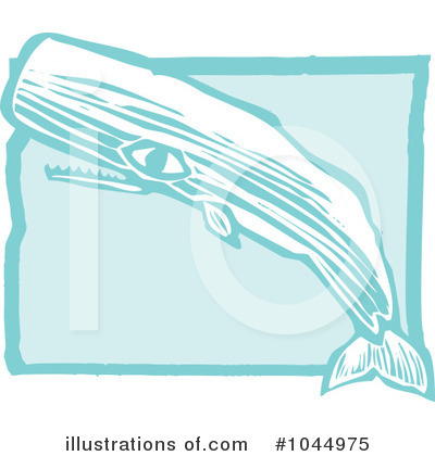 Royalty-Free (RF) Whale Clipart Illustration by xunantunich - Stock Sample #1044975