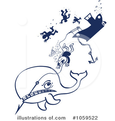 Whales Clipart #1059522 by Zooco