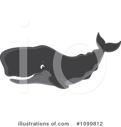 Royalty-Free (RF) Whale Clipart Illustration by Alex Bannykh - Stock Sample #1099812
