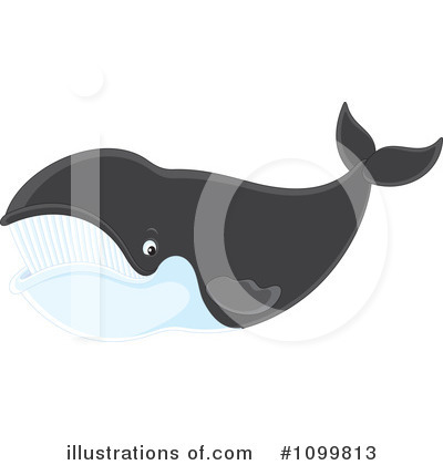 Royalty-Free (RF) Whale Clipart Illustration by Alex Bannykh - Stock Sample #1099813