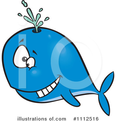 Royalty-Free (RF) Whale Clipart Illustration by toonaday - Stock Sample #1112516