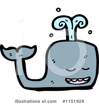 Royalty-Free (RF) Whale Clipart Illustration by lineartestpilot - Stock Sample #1151926