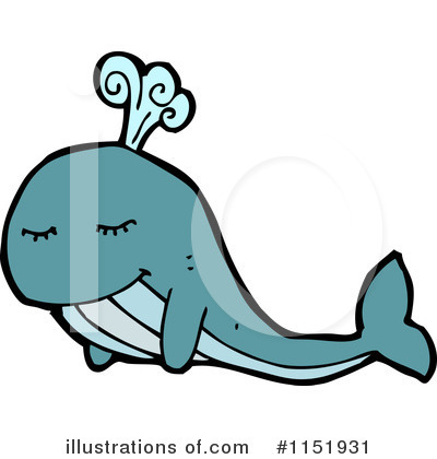 Royalty-Free (RF) Whale Clipart Illustration by lineartestpilot - Stock Sample #1151931
