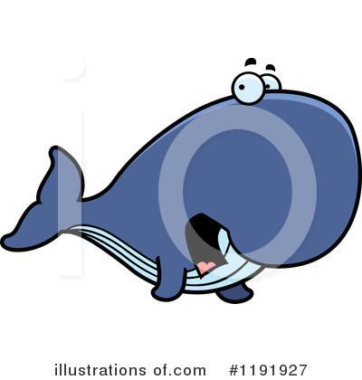 Royalty-Free (RF) Whale Clipart Illustration by Cory Thoman - Stock Sample #1191927