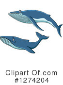 Whale Clipart #1274204 by Vector Tradition SM