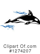 Whale Clipart #1274207 by Vector Tradition SM