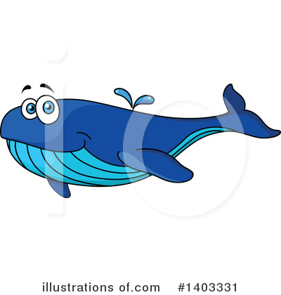 Royalty-Free (RF) Whale Clipart Illustration by Vector Tradition SM - Stock Sample #1403331